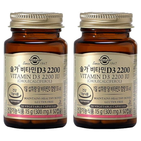 솔가 비타민D3 2200, 50정, 2개