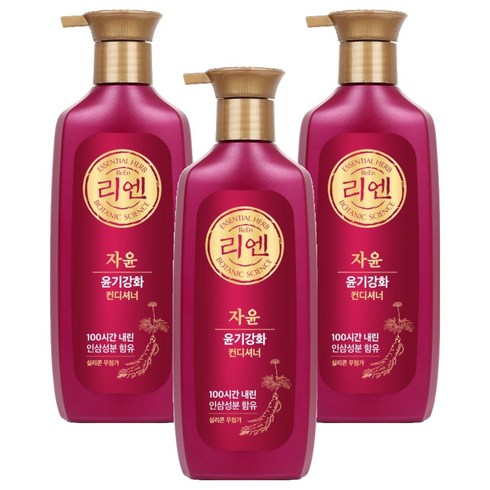 리엔 자윤 윤기강화 컨디셔너, 500ml, 3개