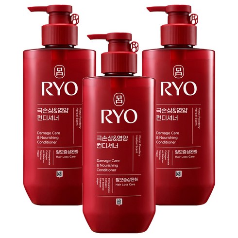 려 함빛 극손상 & 영양 컨디셔너, 480ml, 3개