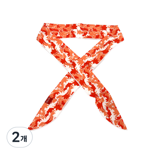 스카프 솔리드, Orange, 2개