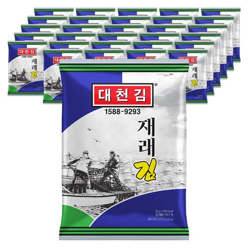 대천김 재래전장김 DC180, 22g, 30개