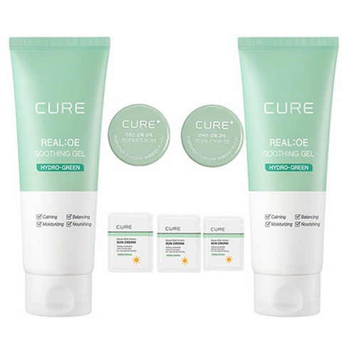 김정문알로에 큐어 리알로에 수딩젤 + 체험키트, 150ml, 1개
