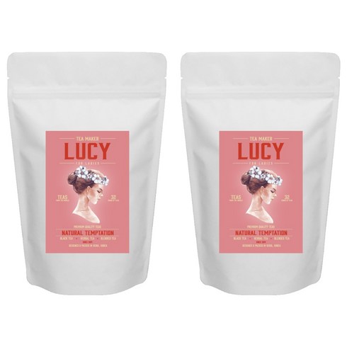 LUCY 루이보스 오렌지 티백, 1g, 50개입, 2개
