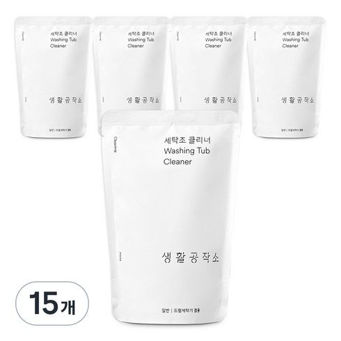 생활공작소 세탁조 크리너, 450g, 15개