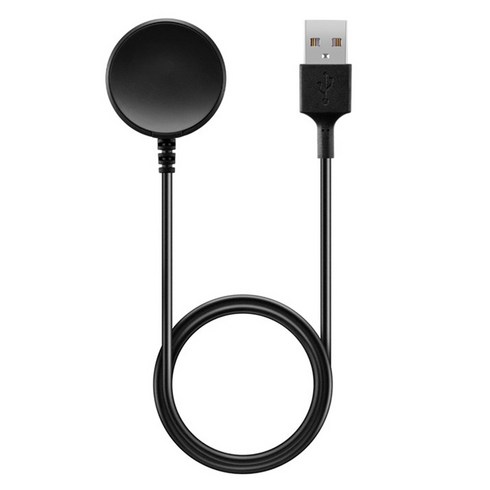 루아러블 갤럭시워치 충전기 케이블 무선 충전 충전독 USB-A타입, 블랙, 1개