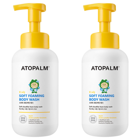 아토팜 소프트 포밍 바디 워시, 460ml, 2개