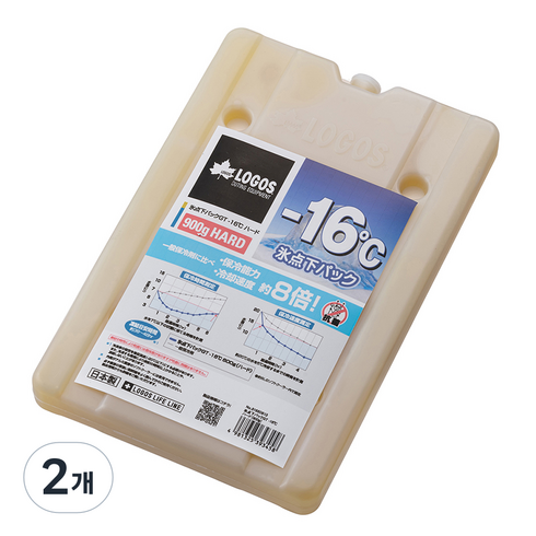 로고스 빙점하 아이스팩 GT-16℃ 900g, 1개입, 2개