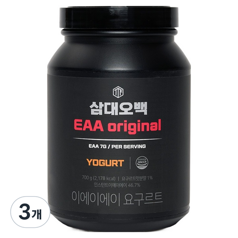 삼대오백 EAA 아미노산 요구르트, 700g, 3개