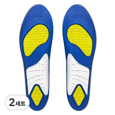 4D 서포트 아치 스포츠 깔창 세트, 2세트