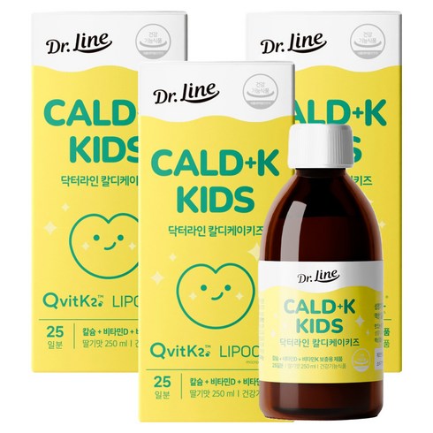 닥터라인 칼디케이키즈, 250ml, 3개