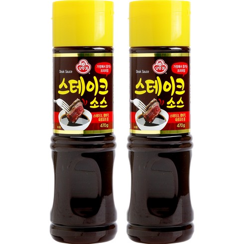 오뚜기 스테이크 소스, 470g, 2개
