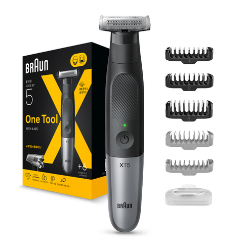 BRAUN 바디 트리머, XT5000, 제모면도기