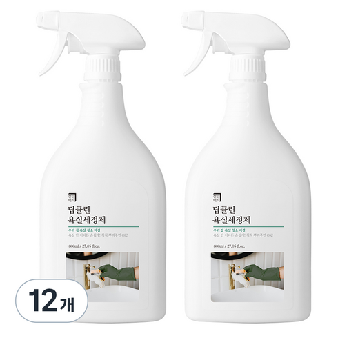 살림백서 딥클린 욕실세정제, 800ml, 12개