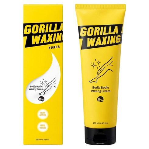 고릴라왁싱 대용량 보들보들 제모크림 셀프 왁싱크림 베이비파우더향, 250ml, 1개