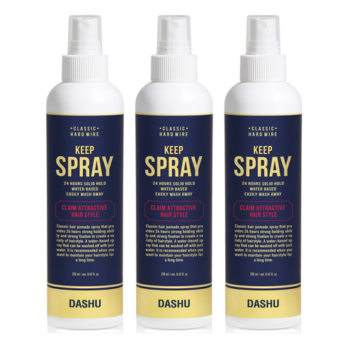 다슈 클래식 하드와이어 킵 스프레이, 250ml, 3개