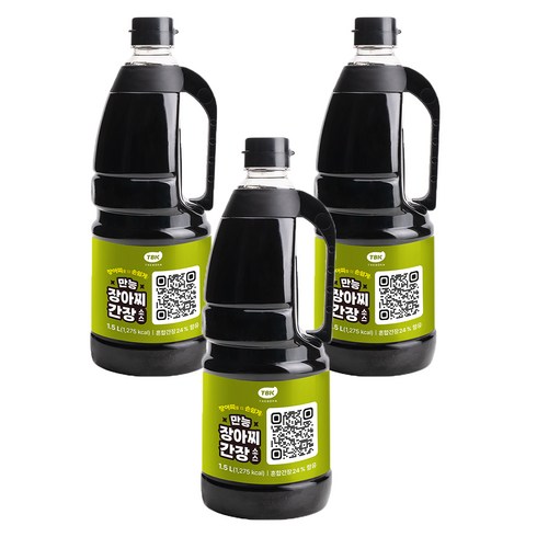 TBK 만능장아찌간장소스, 1.5L, 3개