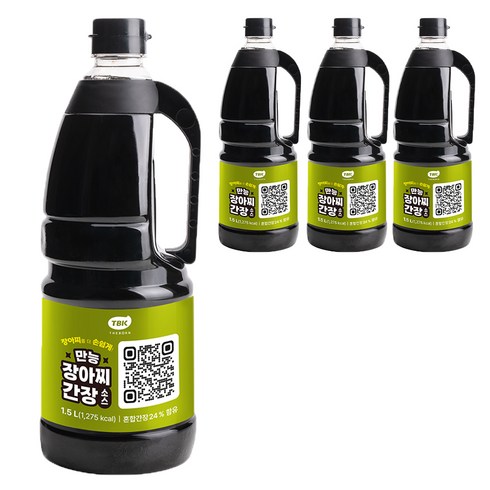 만능장아찌간장소스, 1.5L, 4개