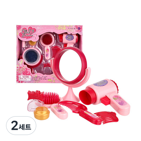 캐스비 샬롱스타일 아동완구, 분홍, 2세트