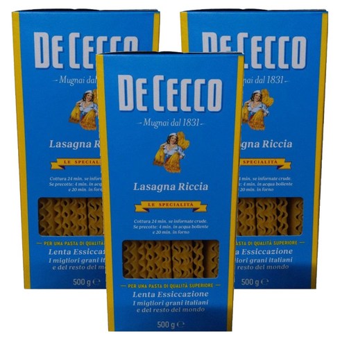 데체코 라자냐, 500g, 3개