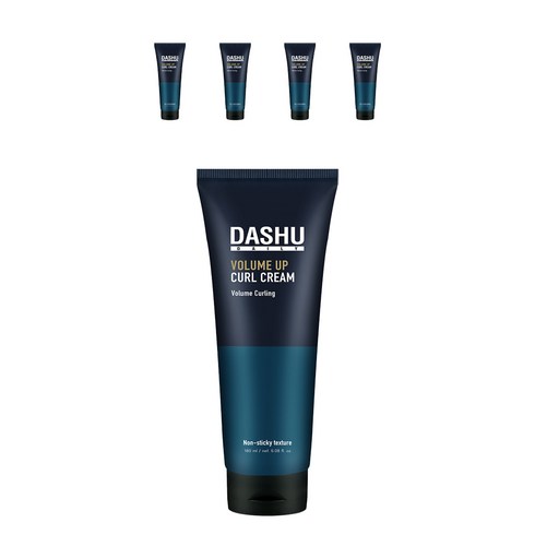 다슈 데일리 볼륨 업 컬크림, 180ml, 5개