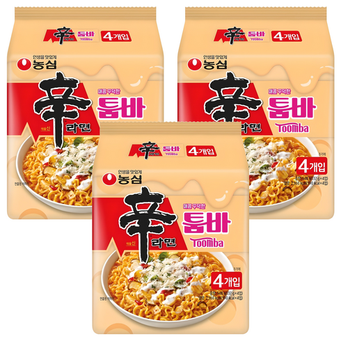 신라면 툼바 137g, 12개