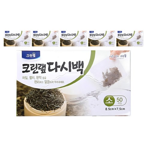크린랩 다시백, 소(S), 50개입, 6개