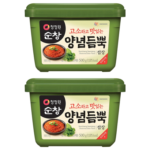 청정원순창 양념듬뿍 쌈장, 500g, 2개