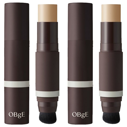 OBge 내추럴 커버 남성 파운데이션 13g, 3호 샌드, 2개