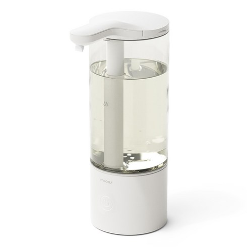 무아스 대용량 클리어 젤타입 자동 디스펜서 500ml, 화이트, 1개