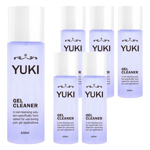 유키 젤 네일 클리너, 100ml, 6개