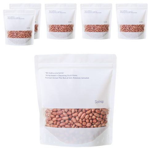 솔닙 바삭바삭 고소한 볶은 땅콩, 400g, 6개