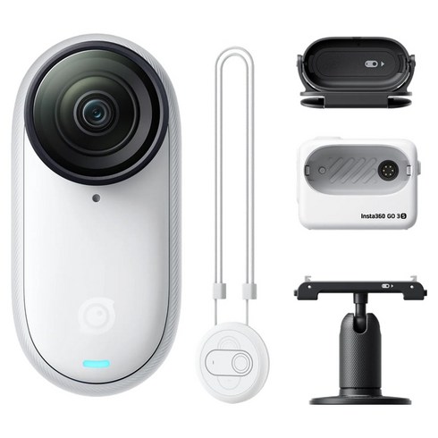 인스타360 GO 3S 액션캠 128GB, CINSAATA, 스노우 화이트