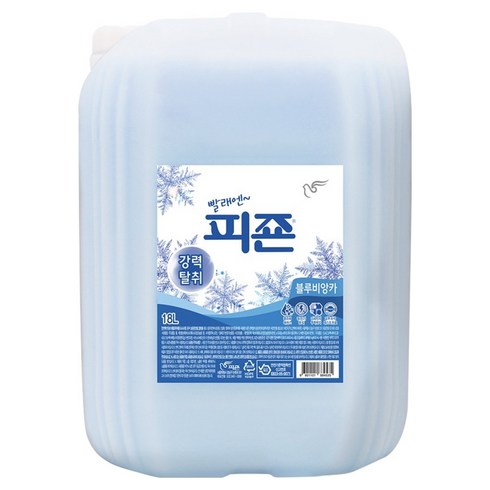 피죤 레귤러 섬유유연제 블루비앙카 본품, 18L, 1개