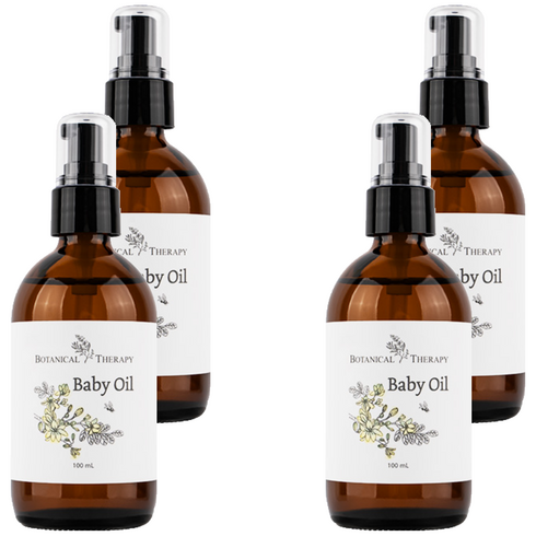 보타니컬테라피 베이비 오일, 100ml, 4개