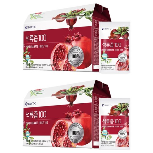 보뚜 석류즙 100, 80ml, 60개