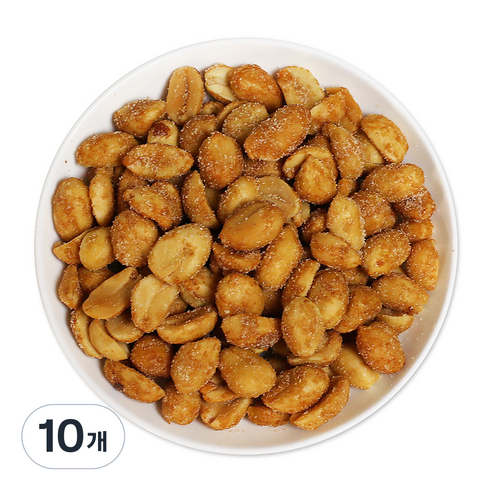 웰넛 자연두레 꿀땅콩, 500g, 10개