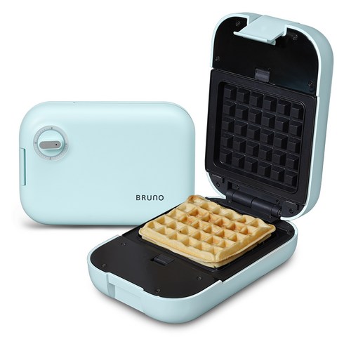 BRUNO 2 in 1 타이머식 샌드위치 와플메이커, SMC-2108M (민트)