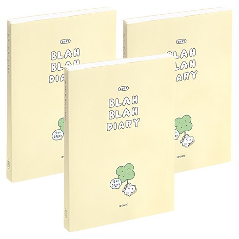 아이코닉 2027 이겨낸다 다이어리 위클리 플래너, 01 CREAM YELLOW, 3개