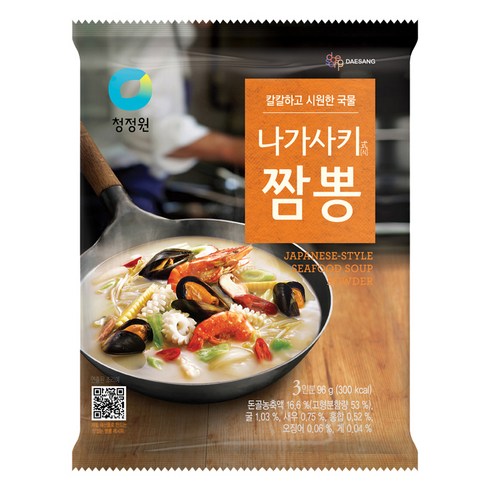 청정원 나가사키 짬뽕 베이스, 96g, 2개