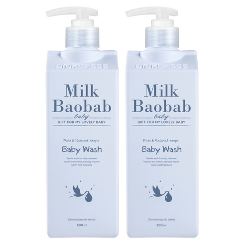 밀크바오밥 베이비 워시, 500ml, 2개