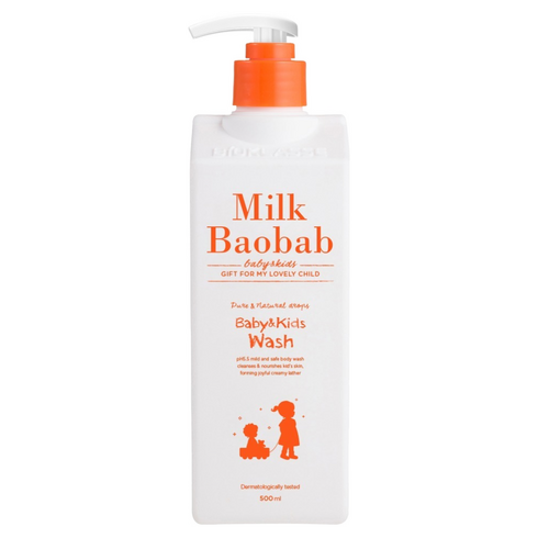 밀크바오밥 베이비 앤 키즈 바디 워시, 500ml, 1개