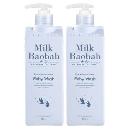 밀크바오밥 베이비 워시, 500ml, 2개