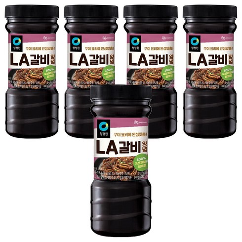 청정원 LA갈비양념, 840g, 5개