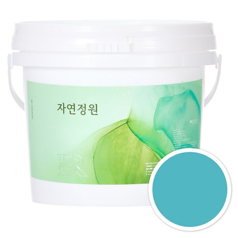 자연정원 친환경 셀프 벽지 규조토 황토 베란다 가구 결로방지 수성페인트, BR035딥스카이블루, 5kg, 1개