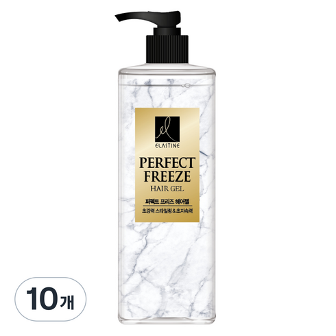 엘라스틴 퍼펙트 프리즈 헤어젤, 450ml, 10개