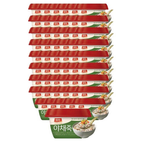 양반 야채죽, 287.5g, 72개