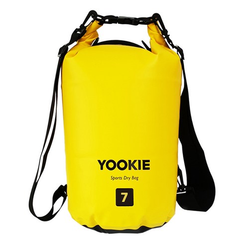 yookie 드라이백 방수가방 7L, 옐로우
