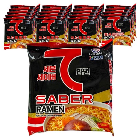 세븐세이버 라면 125g, 20개