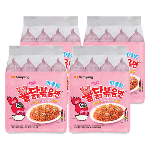 불닭볶음면 까르보 130g, 16개