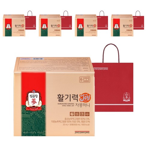 정관장 정품 활기력 JOY + 쇼핑백, 20ml, 150개
